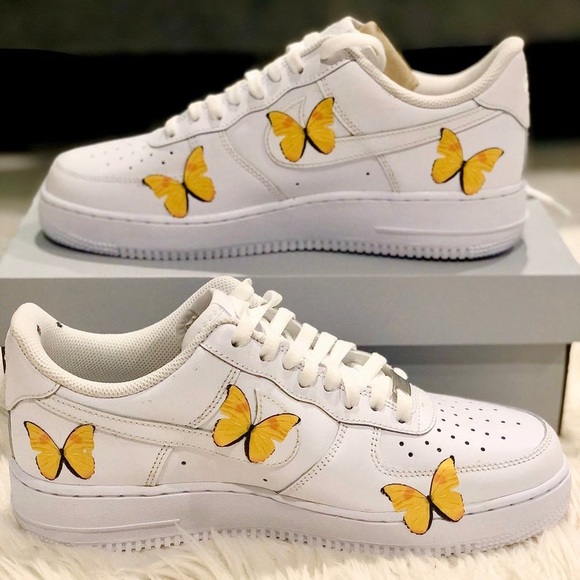 yellow butterfly air force 1